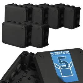 5x-edo-technic-puszka-hermetyczna-natynkowa-dlawiki-ip44-150x115h65-czarna