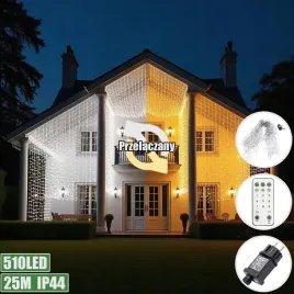 sople-500-led-lampki-zewnetrzne-ip44-stale-flash-kurtyna-swietlna-25m