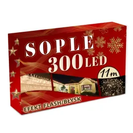 sople-300-led-lampki-zewnetrzne-ip44-stale-flash-kurtyna-swietlna-biale