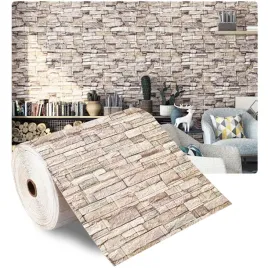 10x-panele-3d-scienne-samoprzylepne-pianka-xpe-cegla-bezowa-tapeta-77x70cm