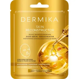 dermika-maseczka-w-plachcie-skin-reconstructor-zlote-serum-rekonstruktor