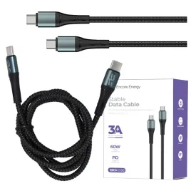kabel-encore-usb-c-x2-3a-qc-pd-60w-1-m-braided-czarny-ee103-cc