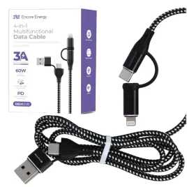 kabel-encore-4w1-usb-c-usb-a-lightning-3a-qc-pd-60w-100-cm-ee115