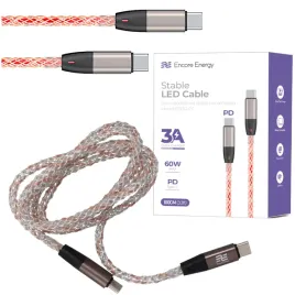 podswietlany-kabel-encore-rgb-usb-c-x2-qc-pd-3a-60w-100-cm-ee130-cc