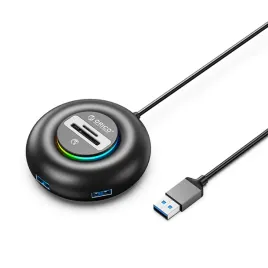 hub-usb-orico-rgb-4-portowy-usb-3-0-z-czytnikiem-sd-i-microsd-18m-czarny