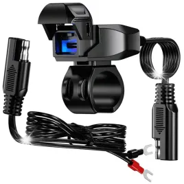 motocyklowe-gniazdo-ladowarka-usb-c-typ-c-4-5a-pd-mocowane-na-kierownice