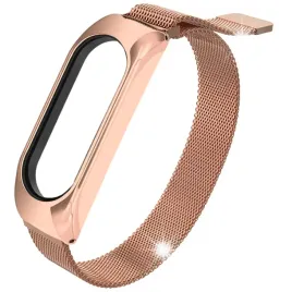 xiaomi-mi-band6-bransoleta-magnetyczna-plecionka-stal-rozowezloto-gold-pink