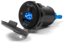 motocyklowe-gniazdo-usb-qc3-0-woltomierz-wlacznik