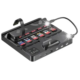 unitek-stacja-ladujaca-switch-z-przelacznikiem-i-czytnikiem-kart-do-gier