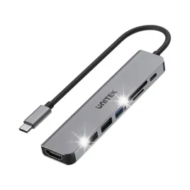 unitek-hub-usb-c-7w1-3x-usb-a-hdmi-sd-pd-100w