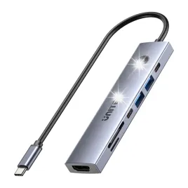 unitek-hub-usb-c-7w1-4k-60hz-pd-100w-i-przycisk-hdmi-on-off