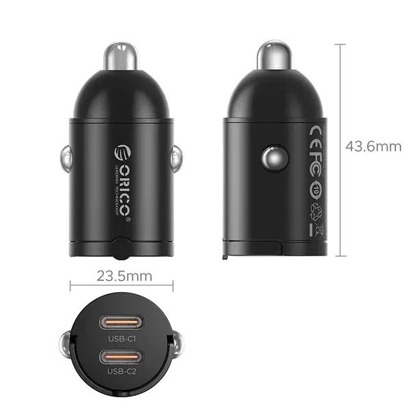 ladowarka-samochodowa-orico-2usb-c-30w