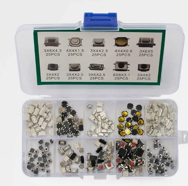 prorock-button-switch-250pcs-mixed-sizes-through-hole
