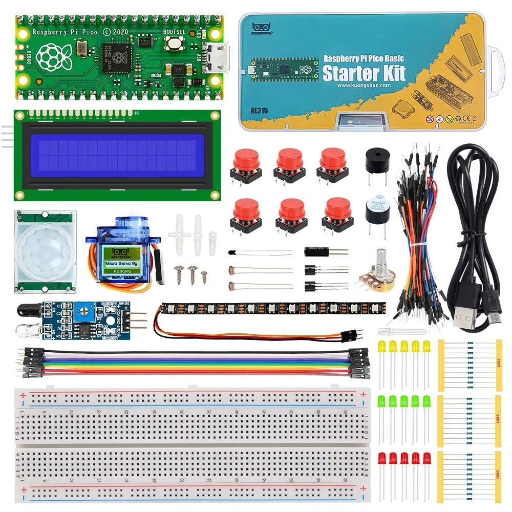 prorock-starter-kit-rp2040-10-komponentow-breadboard-prototyping