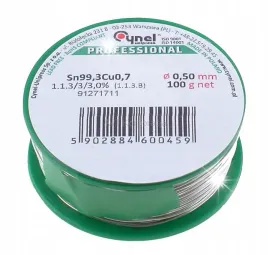 cynel-cyna-do-lutowania-bezolowiowy-sn99-3cu0-7-1-1-3-topnik-3percent-0-50mm-100g
