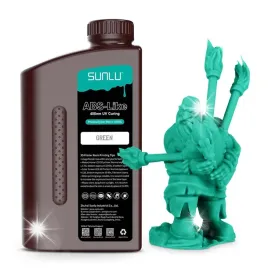 sunlu-zywica-water-washable-lcd-uv-curing-resin-1000g-green-zielona