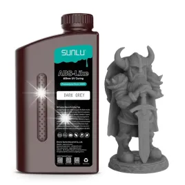 sunlu-zywica-water-washable-lcd-uv-curing-resin-1000g-dark-grey-ciemnoszara