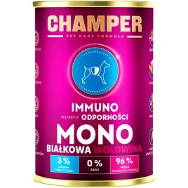 karma-mokra-dla-psa-monobialkowa-champer-odpornosc-wolowina-400g