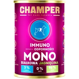 karma-mokra-dla-psa-monobialkowa-champer-odpornosc-jagniecina-400g