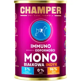 karma-mokra-dla-psa-monobialkowa-champer-odpornosc-indyk-400g