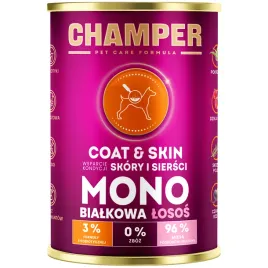 karma-mokra-dla-psa-monobialkowa-champer-skora-i-siersc-losos-400g