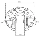mostek-prost-alternatora-arc0043-numer-katalogowy-czesci-arc0043