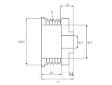 kolo-pasowe-alternatora-ap0042-stan-nowy-jakosc-czesci-zgodnie-z-gvo-q-oryginal-z-logo-producenta-czesci-oem-oes