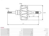 wirnik-alternatora-ar3006-numer-katalogowy-oryginalu-ar3006