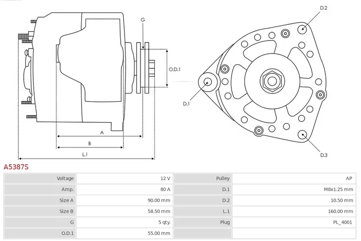 alternator-a5387s-as-pl-stan-nowy-waga-z-opakowaniem-11-kg