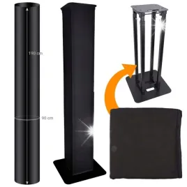 material-lycra-oslona-podstawy-czarna-dna-totem-tower-scrim