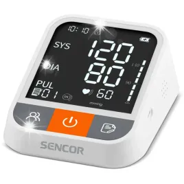 cisnieniomierz-naramienny-sencor-sbp-1500wh-ekran-lcd-tetno-bluetooth