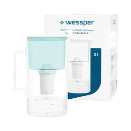 dzbanek-filtrujacy-szklany-wessper-wes202-mt-3l-mieta-1x-filtr-aquaclassic