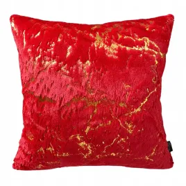 poszewka-dekoracyjna-marmur-glamour-mila-czerwona-zlota-40x40-cm