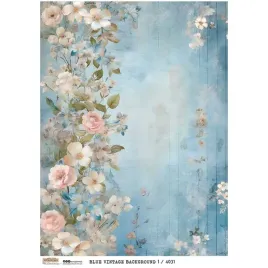 papier-ryzowy-do-decoupage-a4-scraplove-kwiaty-na-niebieskim-tle