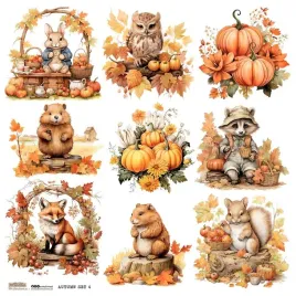 naklejki-papierowe-24x24-scraplove-autumn-set-4-jesien-zwierzeta-lesne