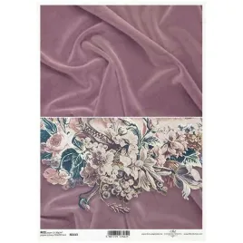 papier-ryzowy-a4-do-decoupage-itd-r2113-tkanina-bukiet-kwiatow
