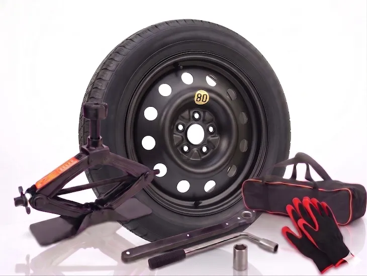 KOŁO DOJAZDOWE ZAPASOWE 18 AUDI Q5 SPORTBACK II 2021-2025 +ZESTAW MOCNY