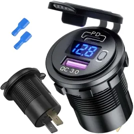 ladowarka-samochodowa-alogy-usb-qc-3-0-usb-c-pd-48w-z-woltomierzem-led