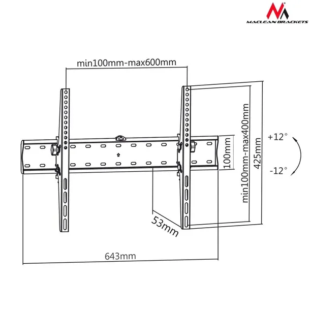 maclean-uchwyt-do-tv-mc-668-model-mc-668
