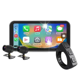 ekran-motocyklowy-monitor-carplay-android-auto-kamera-przod-tyl-full-hd