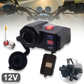 ladowarka-motocykl-2x-usb-zasilacz-gniazdo-zapalniczka-wielofunkcyjnosc-12v