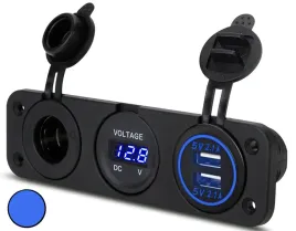 usb-42a-woltomierz-6-30v-gniazdo-zapalniczki-nieb