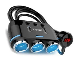 trojnik-rozdzielacz-rozgaleznik-na-3-gniazda-zapalniczki-woltomierz-2x-usb