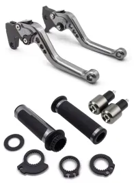 klamki-krotkie-manetki-ciezarki-kierownicy-motocykl-aluminium-cnc-tytan