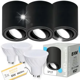 3x-spot-oprawa-natynkowa-halogenowa-tuba-ruchoma-gu10-8w-ciepla-zarowka-led