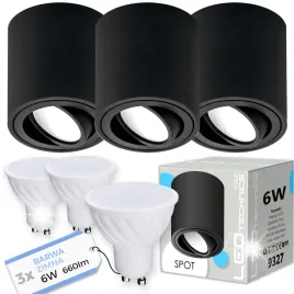 3x-spot-oprawa-natynkowa-halogenowa-tuba-ruchoma-gu10-6w-zimna-zarowka-led