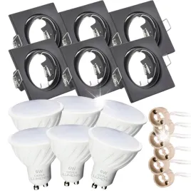 zestaw-6x-oprawa-halogenowa-czarna-kwadratowa-zarowka-gu10-led-6w-ciepla