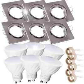 zestaw-6x-oprawa-halogenowa-satyna-kwadrat-zarowka-gu10-led-10w-neutralna