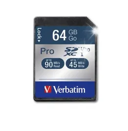karta-pamieci-verbatim-pro-u3-64gb-90-45-mb-s-class-10-uhs-1-v30-sdxc