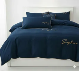 elegancka-granatowa-posciel-haftowana-lamowka-haft-160x200cm-komfort-i-styl